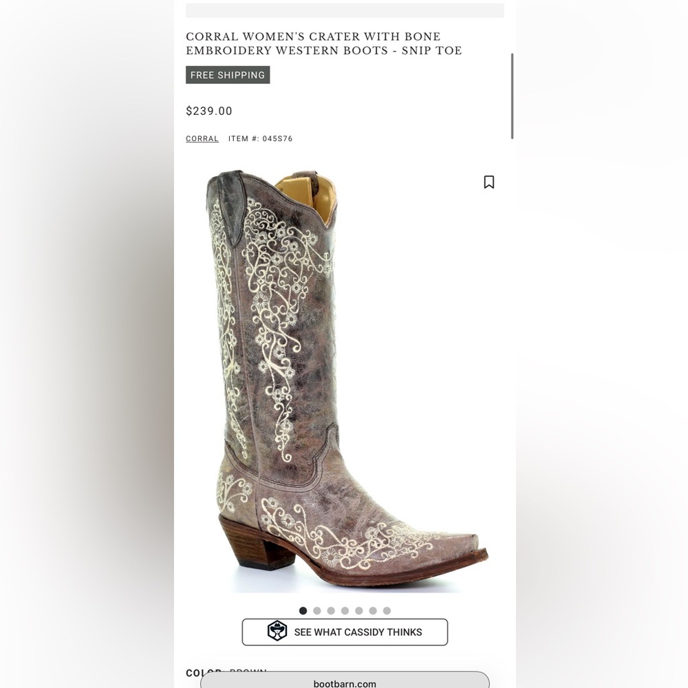 Corral women’s cowgirl boots